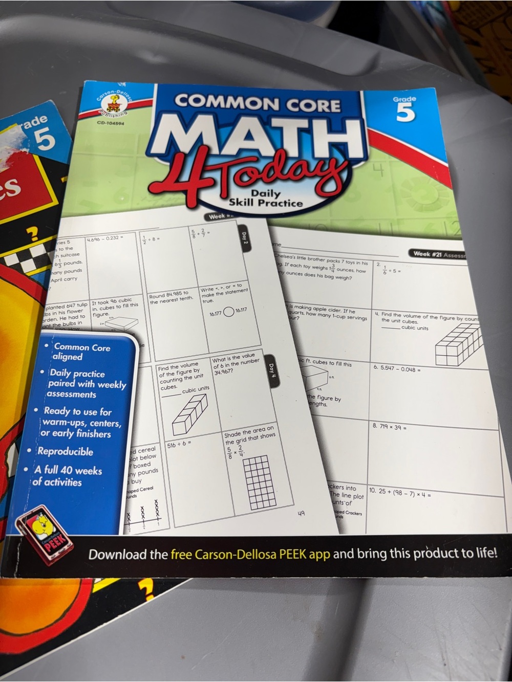 Excellent Grade 5 Math & Language Reproducible Books - Picture 5 of 8